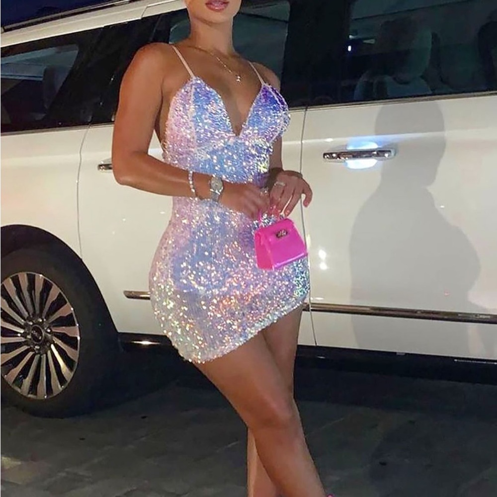 Sequins Mini Dress